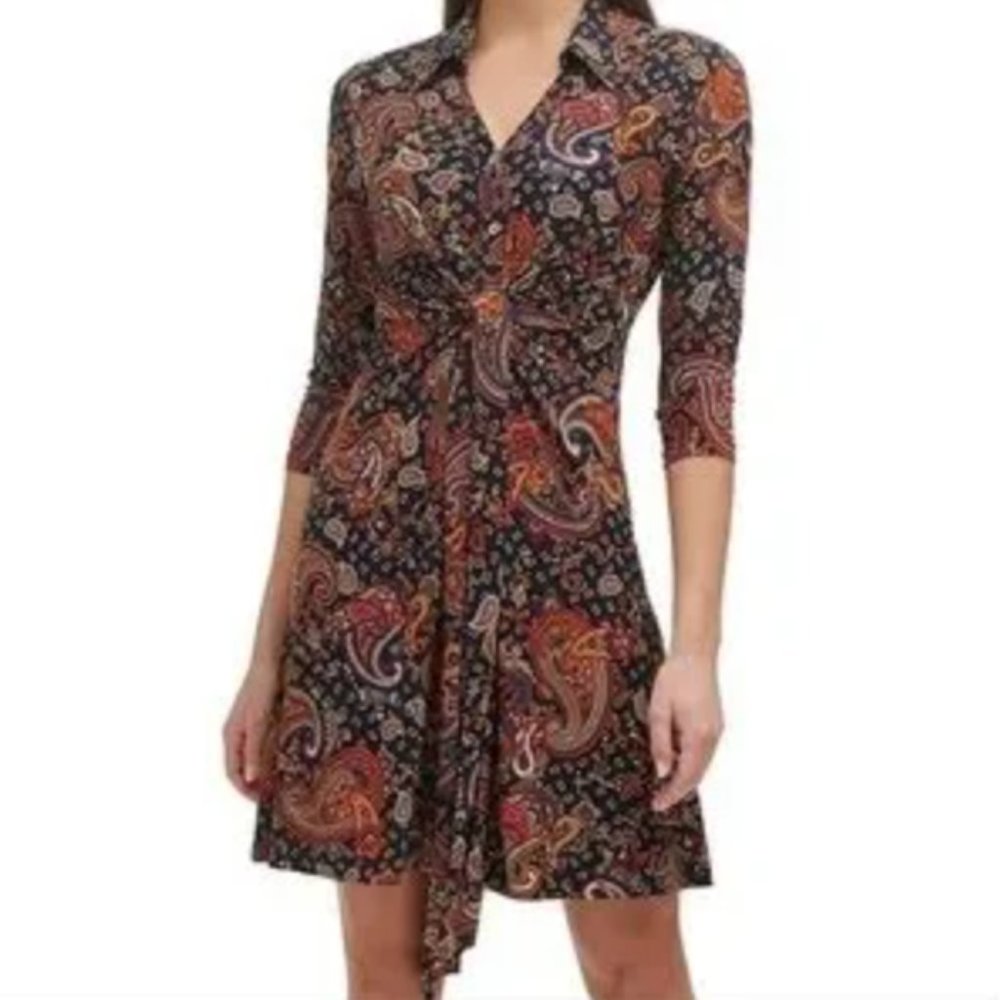 Tommy Hilfiger Paisley Dress Size 4